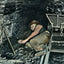Mining at the Face in 1908 vintage print