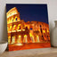 Roman Colosseum Glowing Warm Photo Print Wall Decor