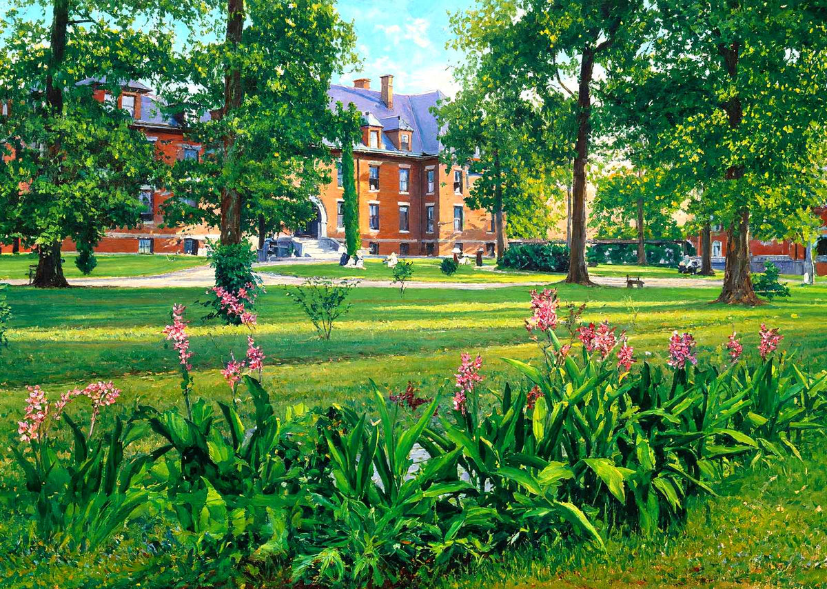 Elizabeth College, Charlotte, NC in 1906 art print