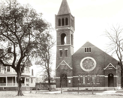 Historic First Methodist Church, Salisbury NC restored photo print