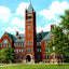 Recitation Hall, Gettysburg College PA, PA vintage print