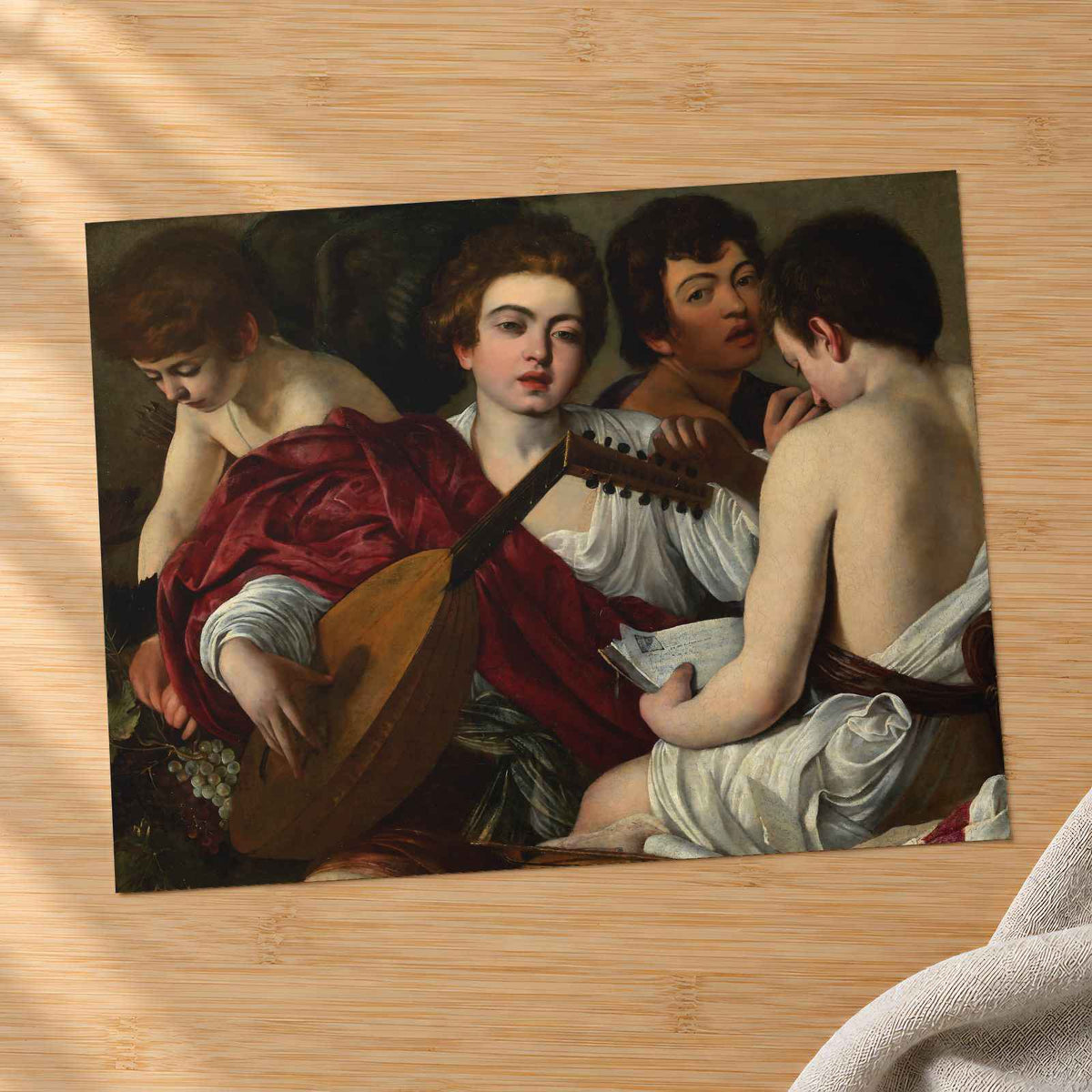 The Musicians art print by Caravaggio (Michelangelo Merisi) (1597)