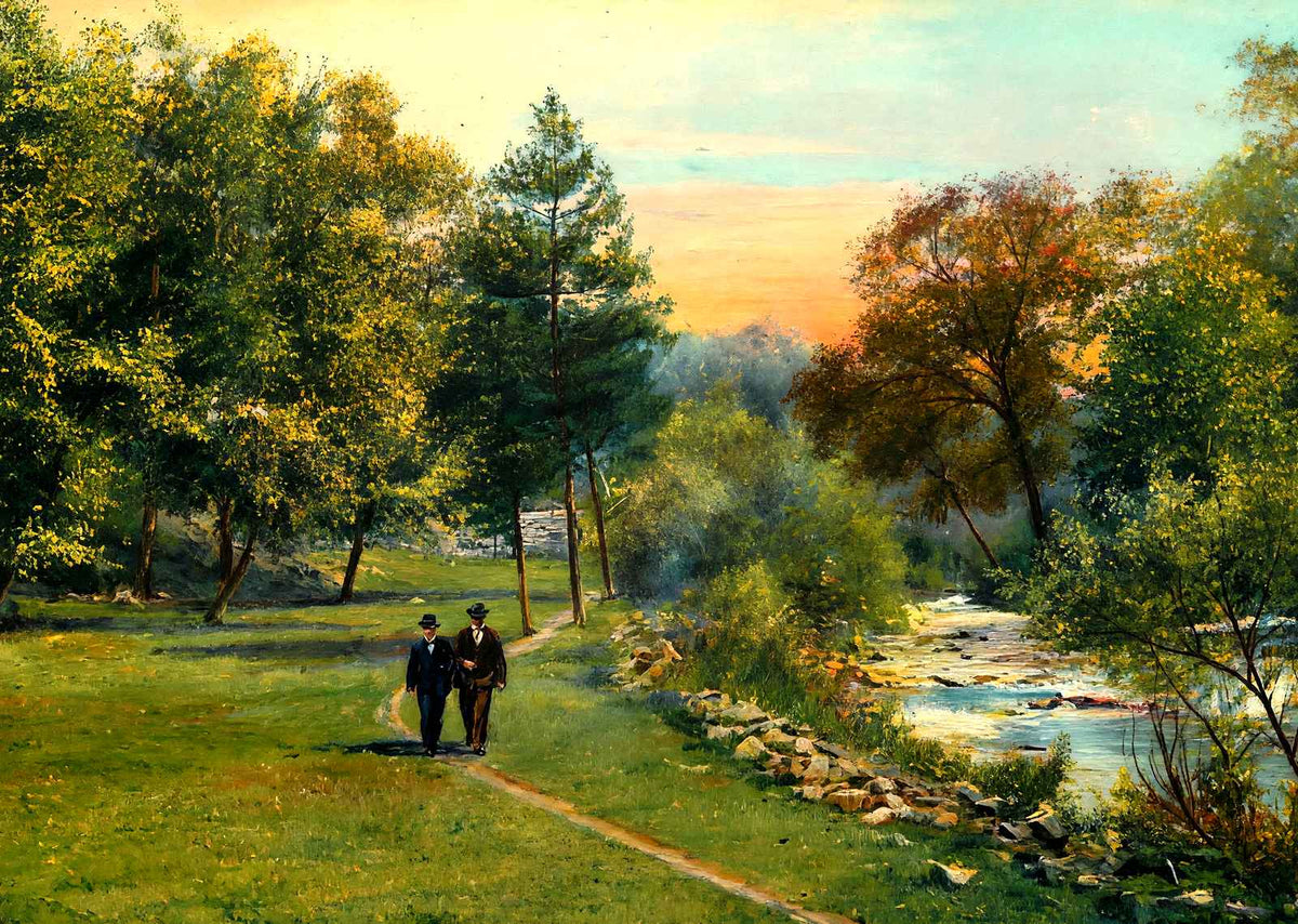 Middlebrook, Knoxville, TN in 1907 art print