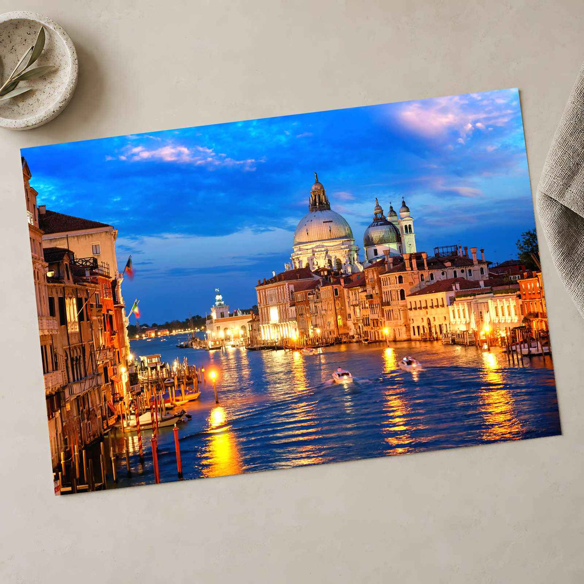 Venice Grand Canal, Santa Maria Della Salute Photo Print Wall Decor