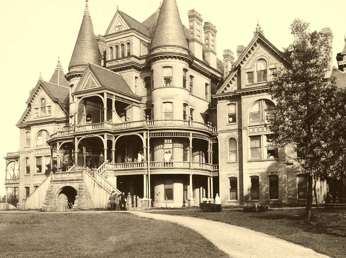 Historic Baptist University for Women Raleigh vintage print
