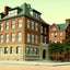 High School, Wilkes Barre PA in 1907 vintage print