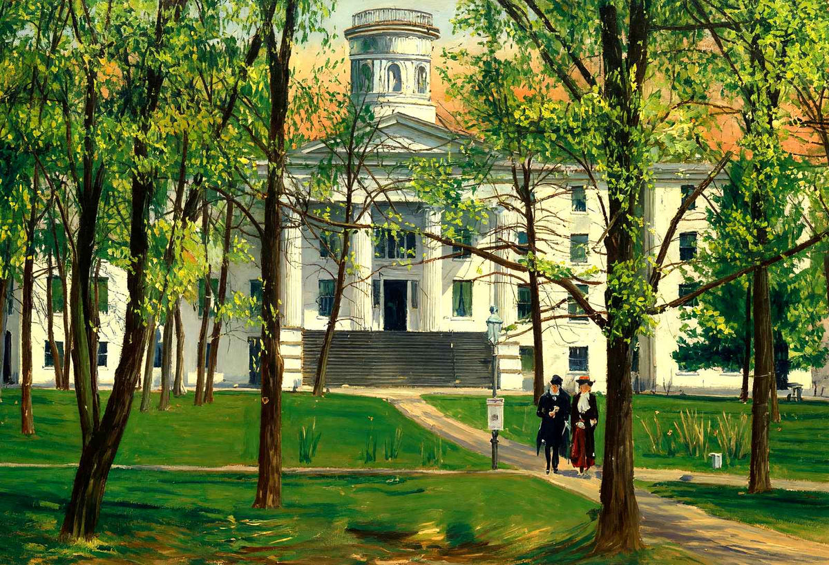 Historic Gettysburg College, Gettysburg PA painting