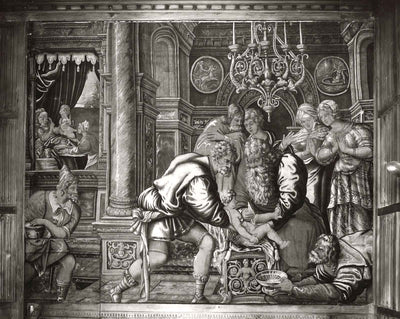 Circumcision of Isaac, Jerusalem Chamber 1935 vintage photo print