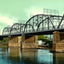 New Lehigh Bridge, Allentown PA in 1907 vintage print