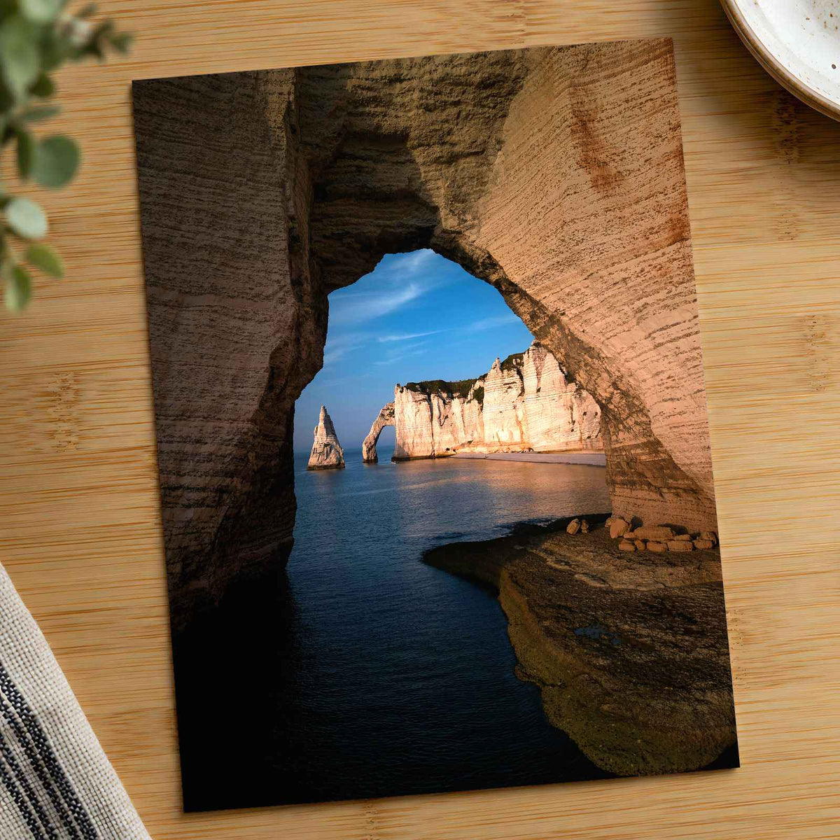 Ocean Cave in Étretat by Mikita Chyrkun Photo Print Wall Decor