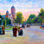 Fountain Square, Chattanooga, TN in 1905 art print