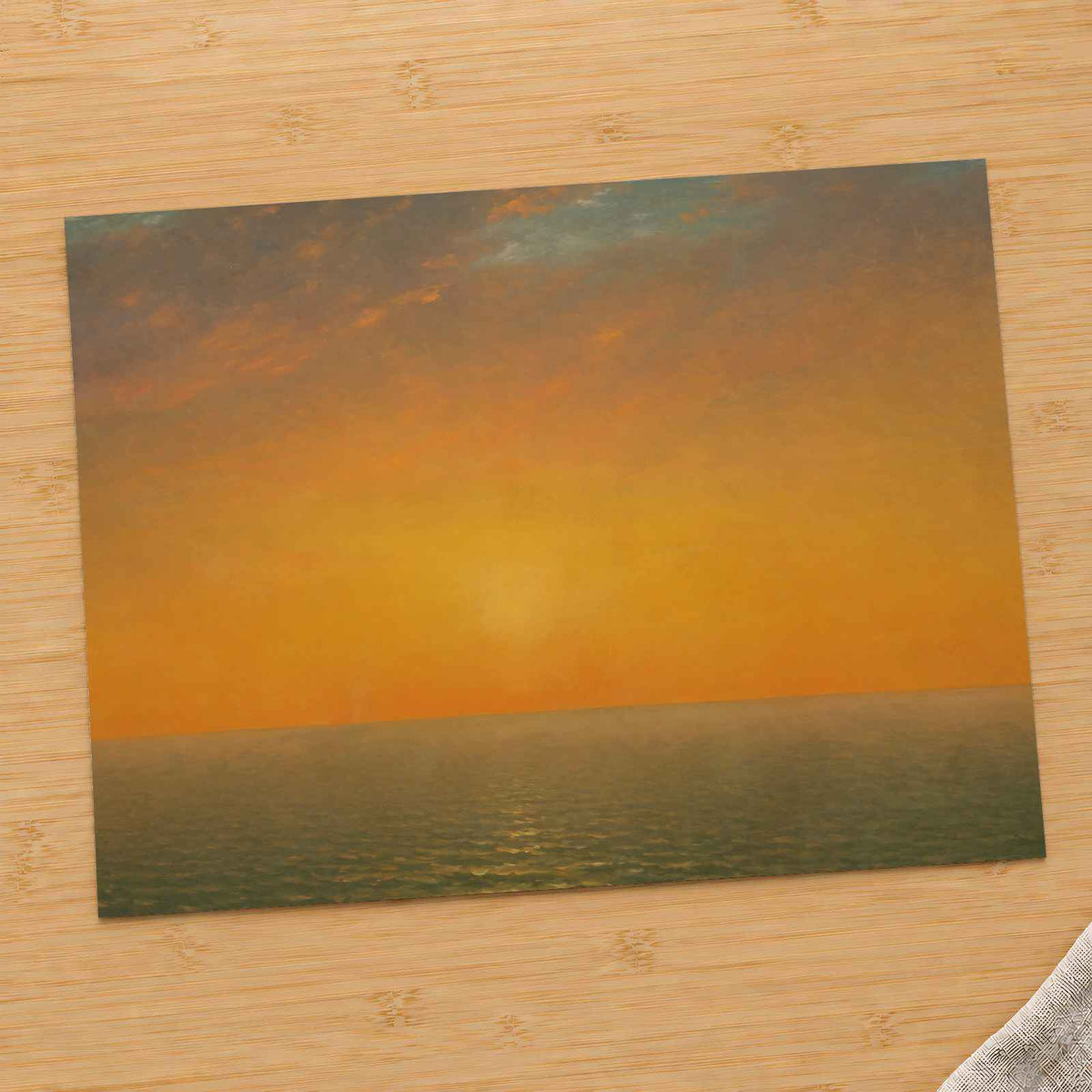 Sunset on the Sea art print by John Frederick Kensett (1872)