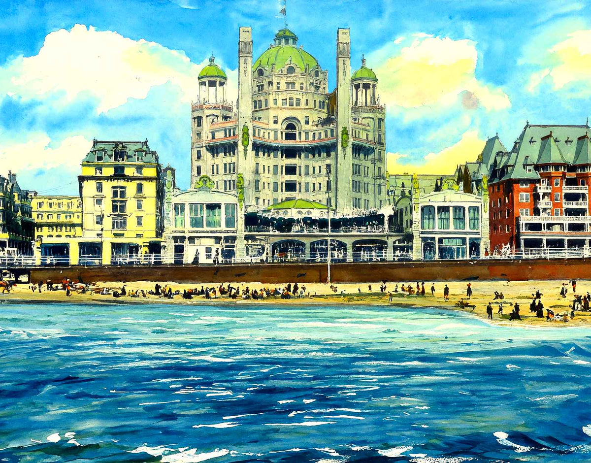 Marlborough-Blenheim Hotel, Atlantic City, NJ art print