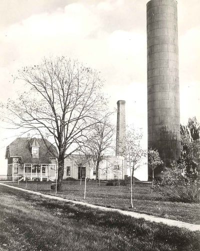 Neenah Water Works, WI in 1905 restored photo print
