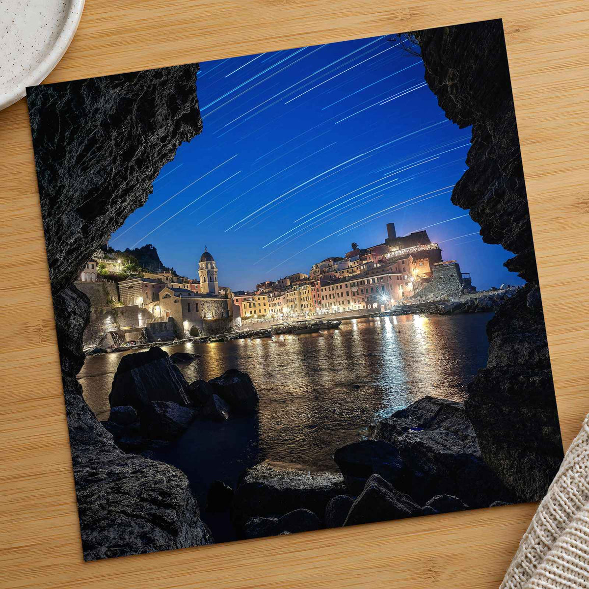 Vernazza from Inside a Cave in Cinque Terre by Riccardo Cervia Photo Print Wall Decor