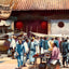 Buddhist Temple, Old City, Shanghai vintage print