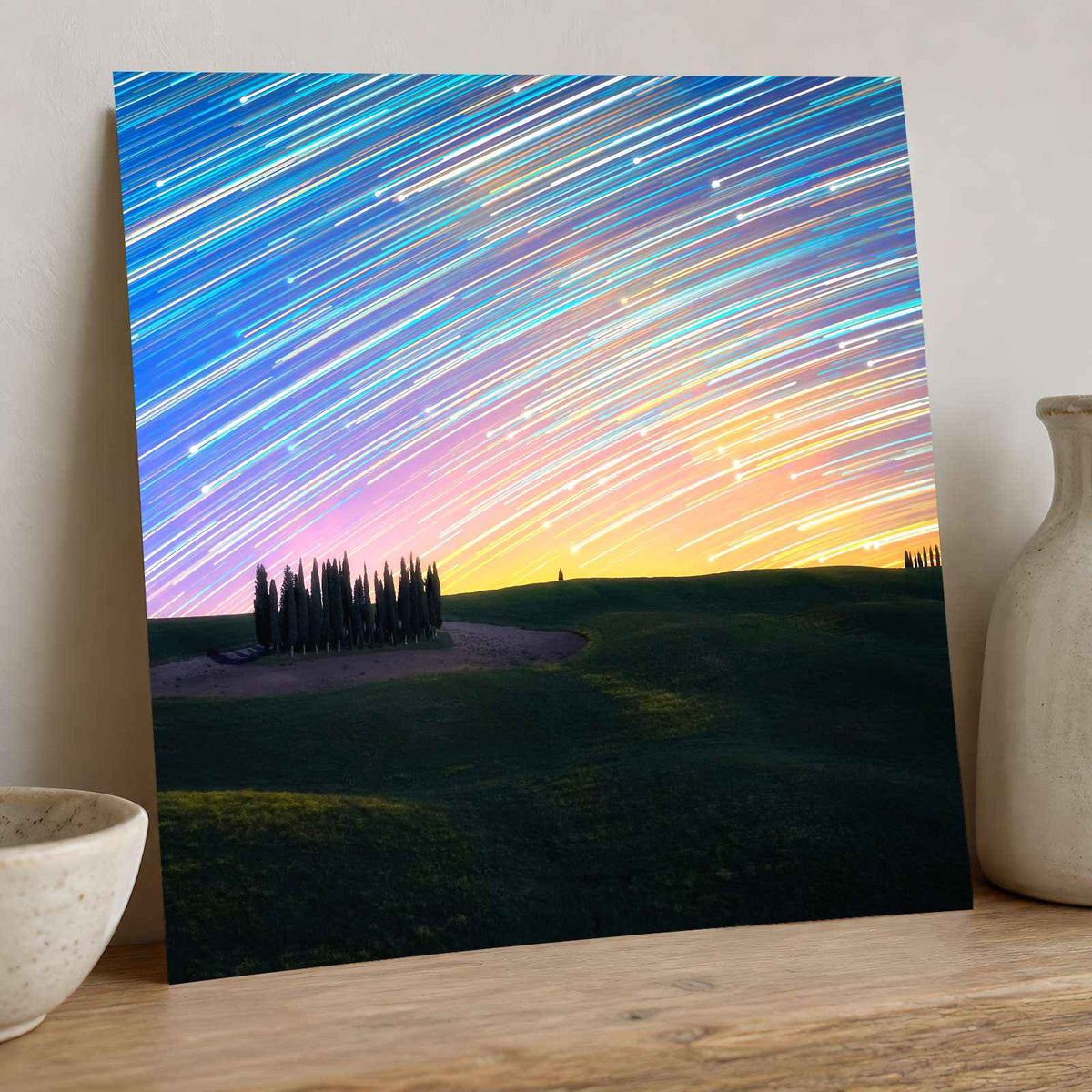 Pienza, Val d'Orcia, Tuscany Stars by Riccardo Cervia Photo Print Wall Decor