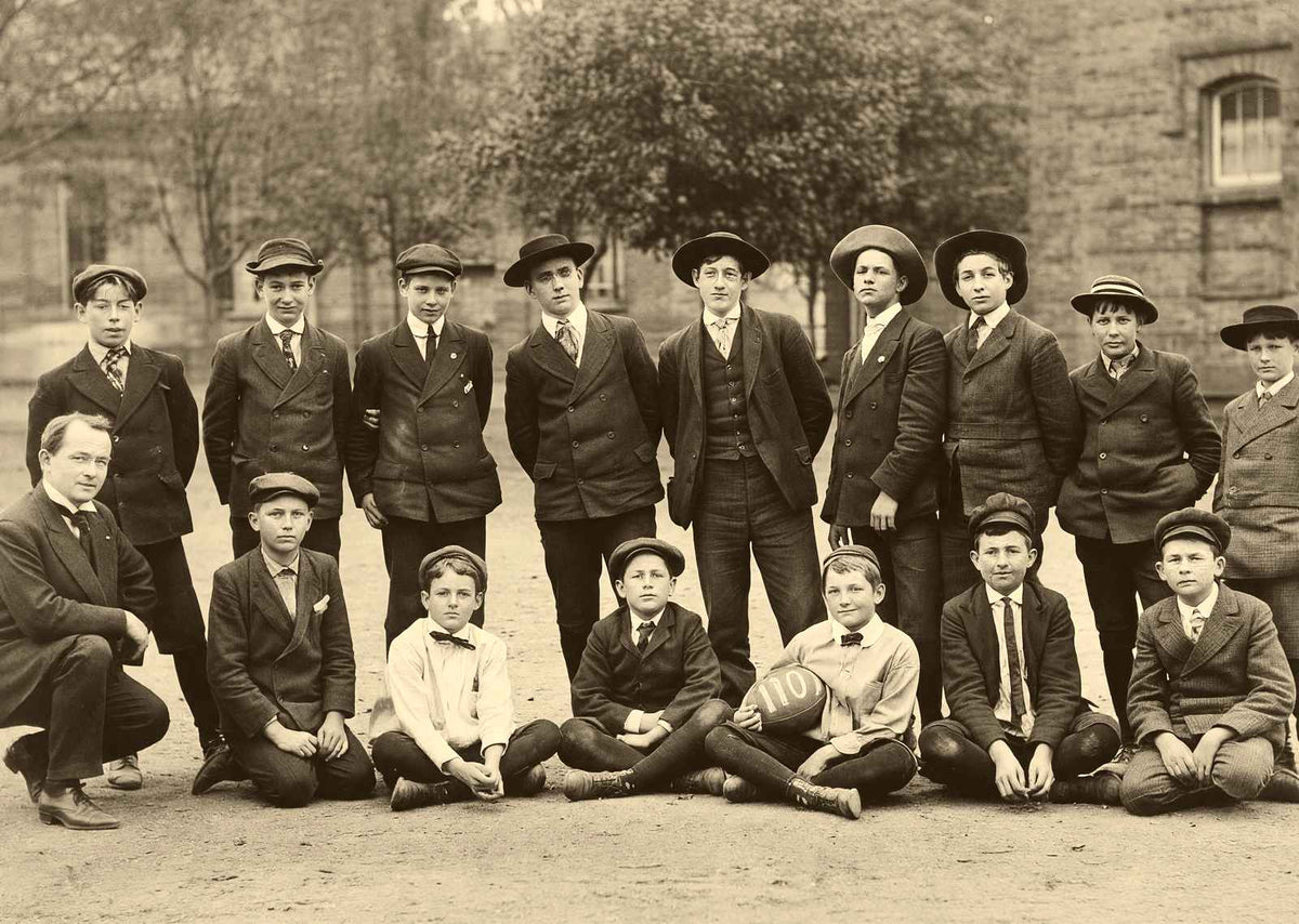 Historic 8th Grade Football Team Salisbury NC vintage photo print