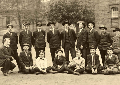 Historic 8th Grade Football Team Salisbury NC vintage photo print