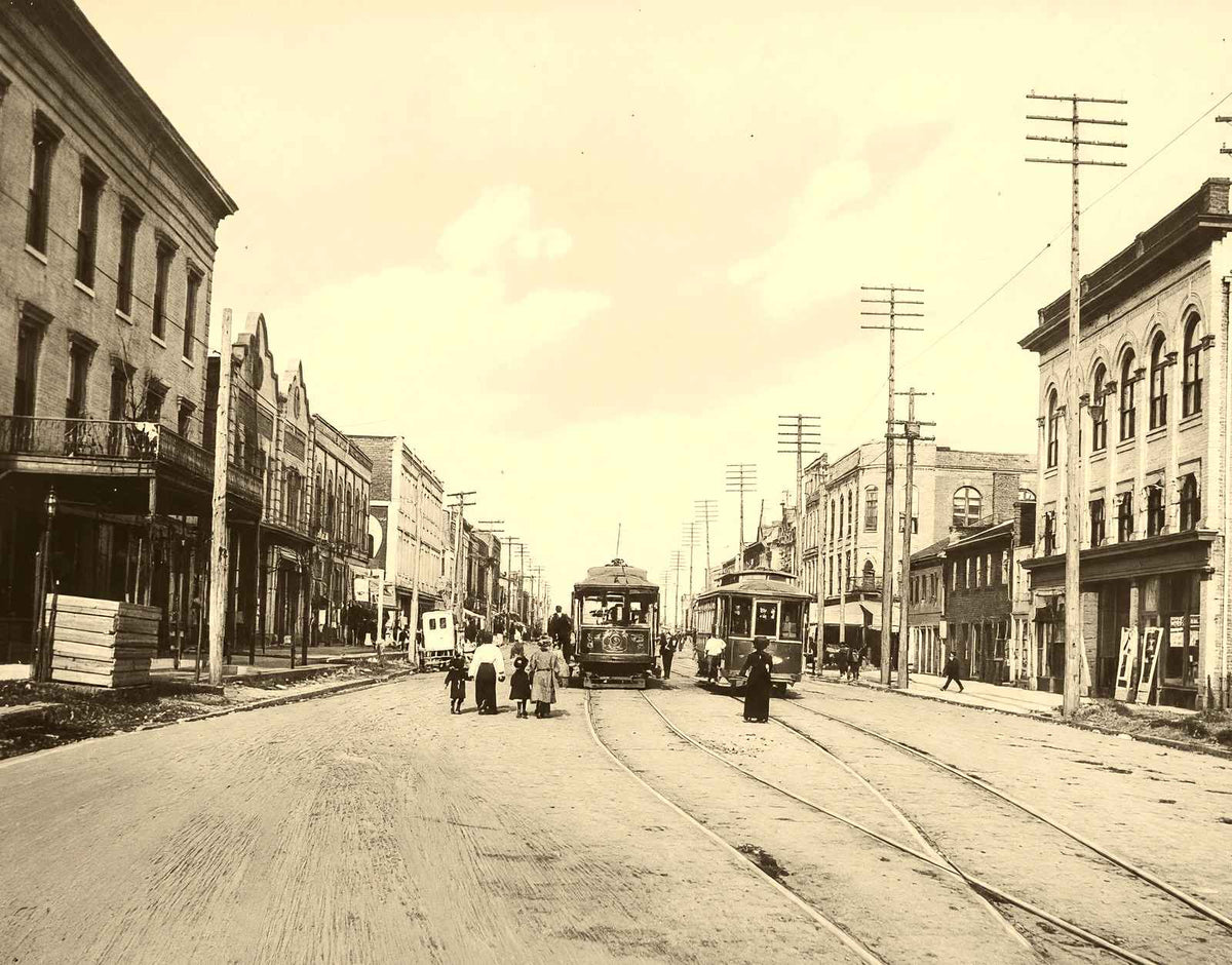 Main Street Looking Northeast Salisbury NC photo print