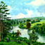 Sheboygan River, Sheboygan, WI in 1907 art print