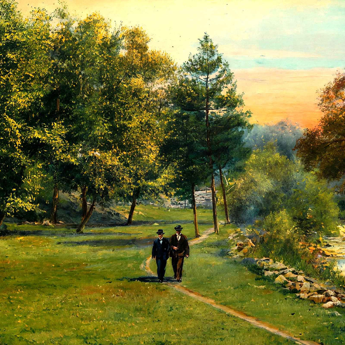 Middlebrook, Knoxville, TN in 1907 art print