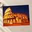 Roman Colosseum Glowing Warm Photo Print Wall Decor