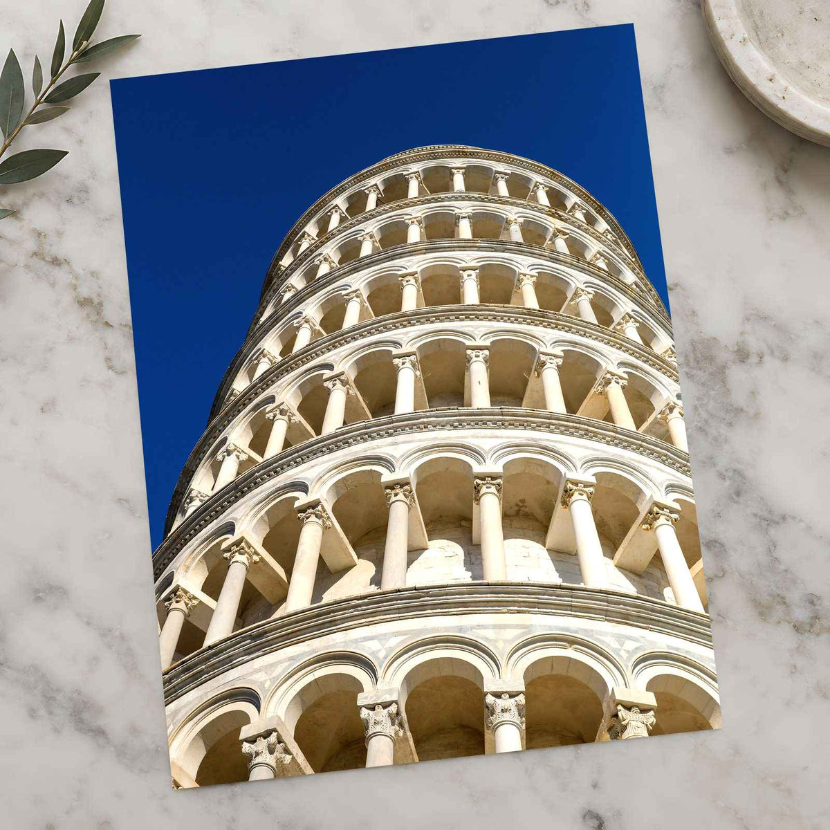Leaning Tower of Pisa in Italy by Jerome Maas Photo Print Wall Decor