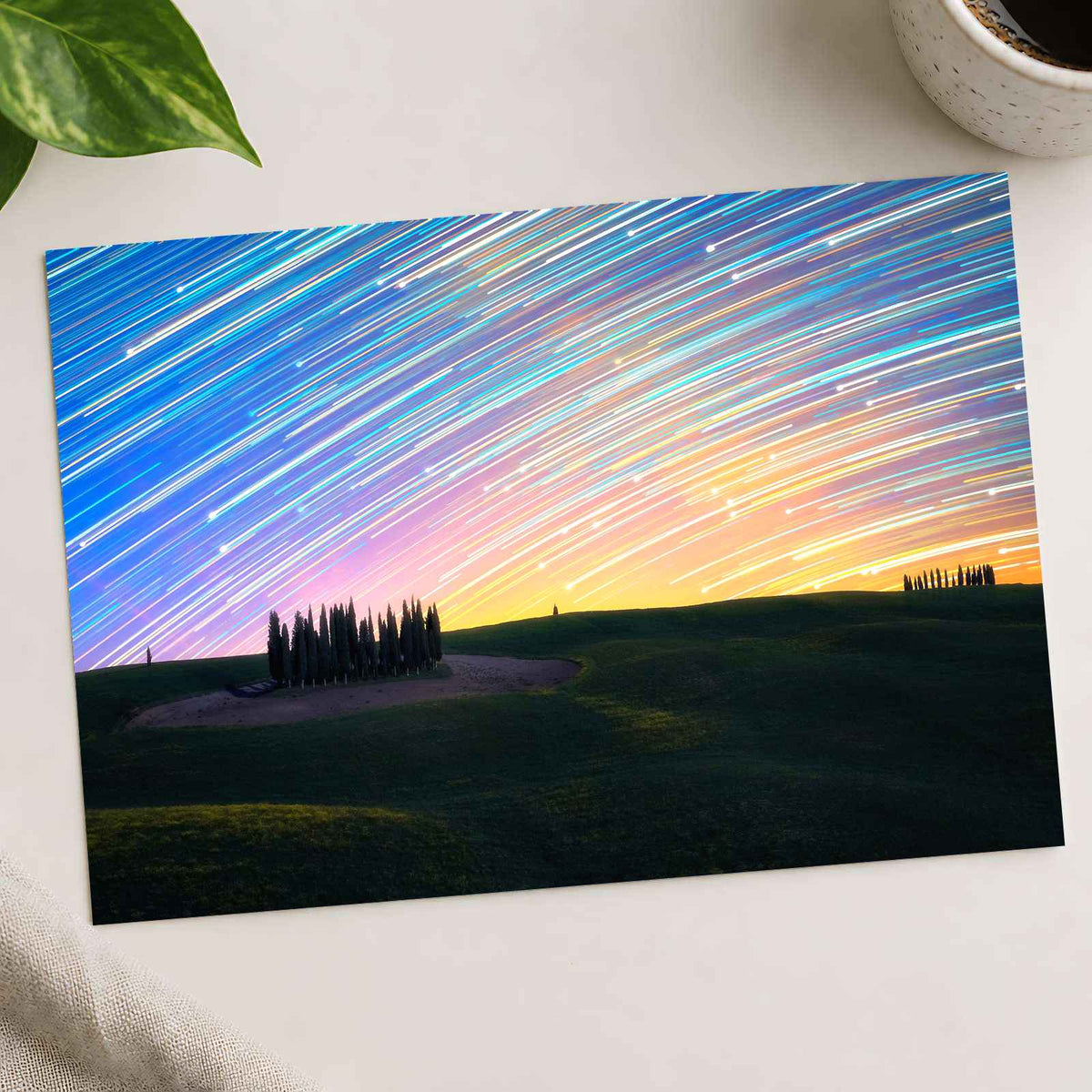 Pienza, Val d'Orcia, Tuscany Stars by Riccardo Cervia Photo Print Wall Decor