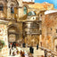 Forecourt of Holy Sepulchre, Jerusalem art print