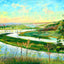 Rock River, Janesville, WI in 1907 art print