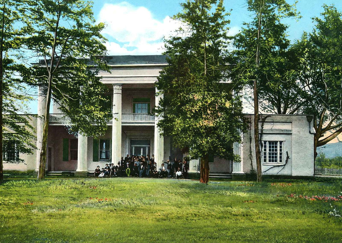 The Hermitage, Nashville, TN in 1906 vintage print