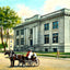 Public Library, Sheboygan, WI in 1907 art print