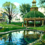 Bethesda Spring, Waukesha, WI in 1906 art print