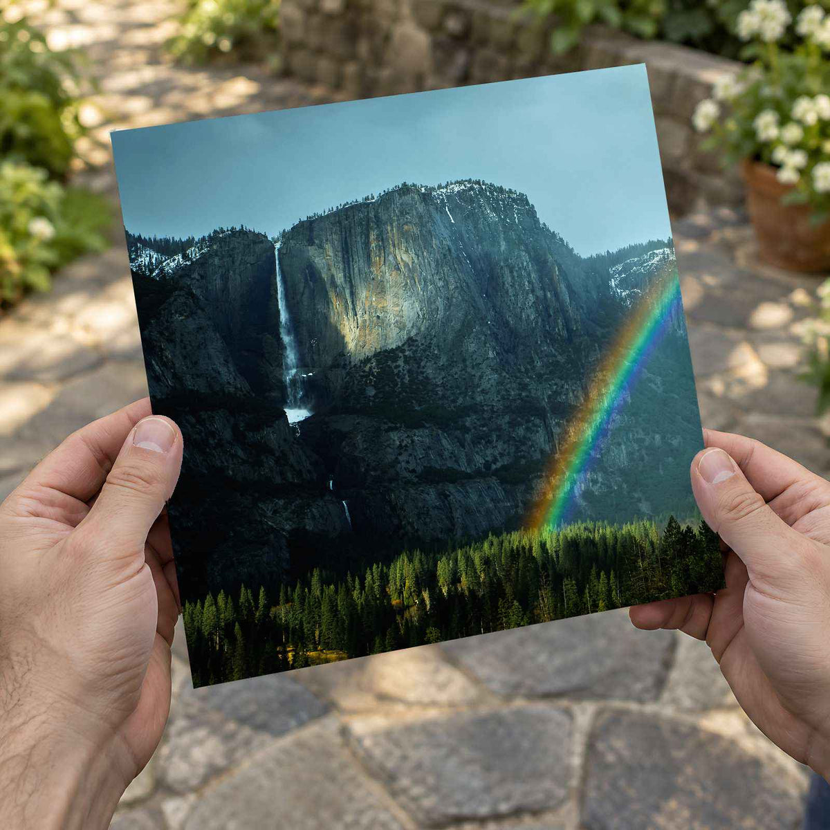 Yosemite National Park Rainbow by Casey Horner Photo Print Wall Decor