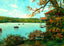 Glimpse of Lake Carasaljo, Lakewood, NJ art print