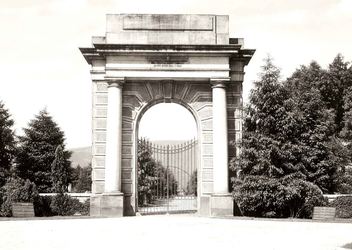 Historic National Cemetery Chattanooga (1905) vintage photo print