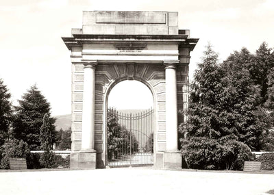 Historic National Cemetery Chattanooga (1905) vintage photo print
