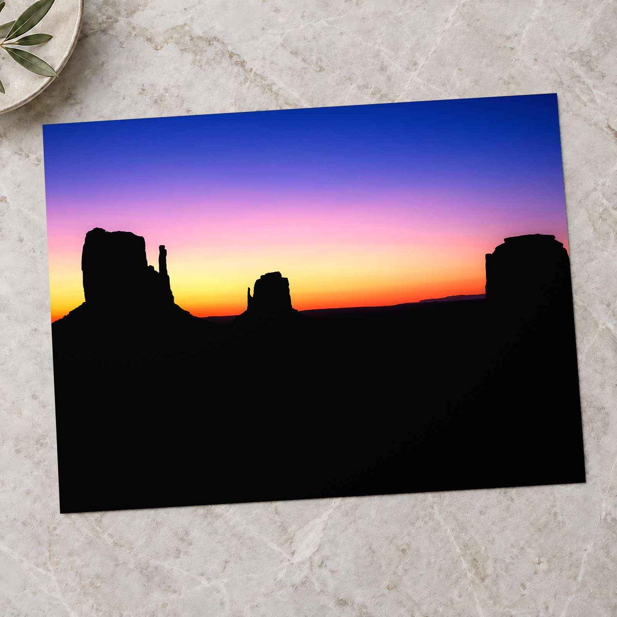 Dark Monument Valley Sunset in Arizona by Joshua Earle Photo Print Wall Decor