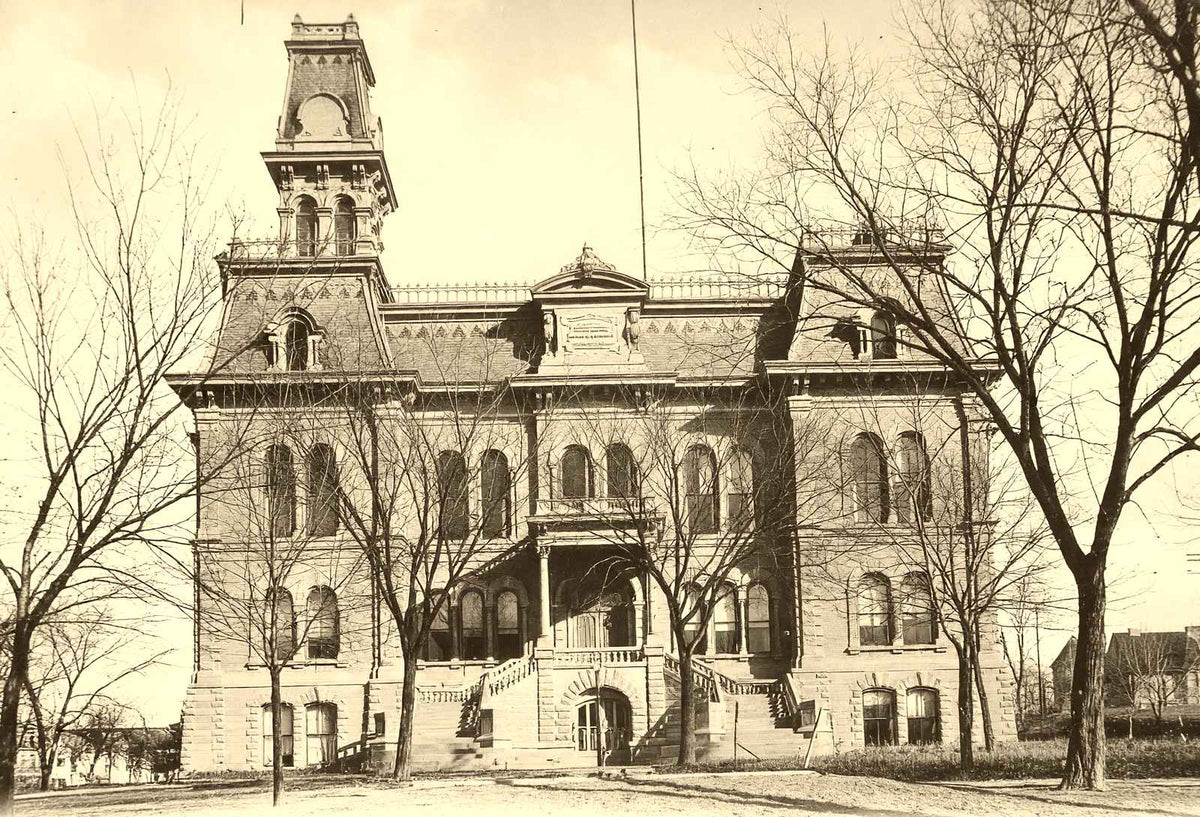 Rock County Court House, Janesville WI (1905) vintage photo print