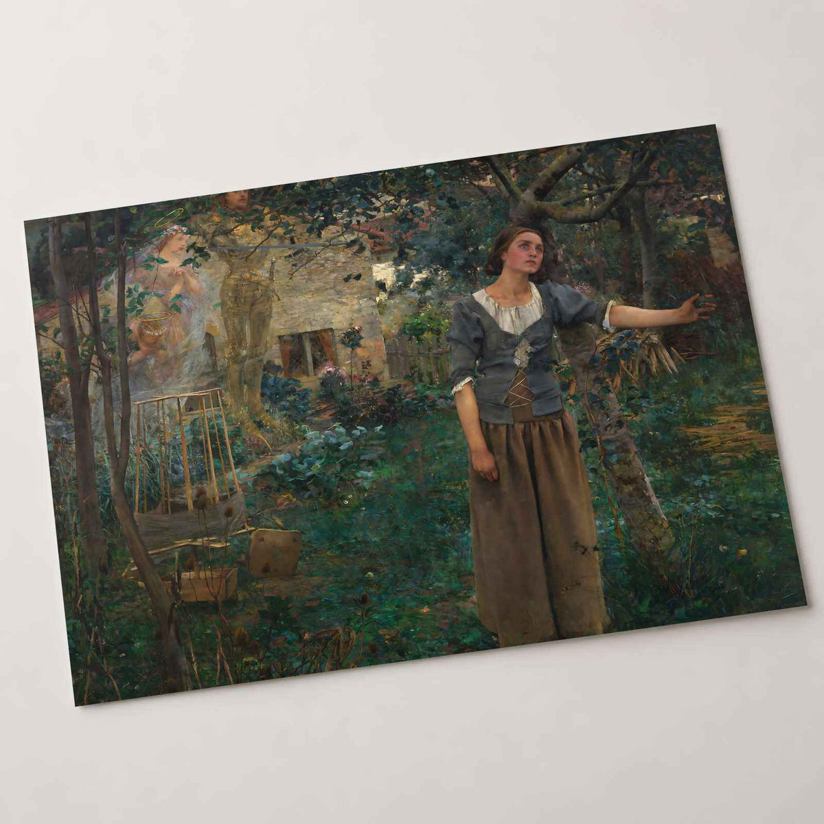 Joan of Arc painting print by Jules Bastien-Lepage (1879)