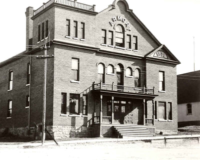Neillsville, WI Opera House and Armory (1905) vintage photo print