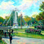 Glendale Park, Nashville, TN in 1908 art print