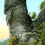 Chimney Rock, NC in 1907 vintage print