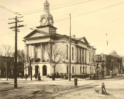 Historic County Court House Greensboro NC photo print