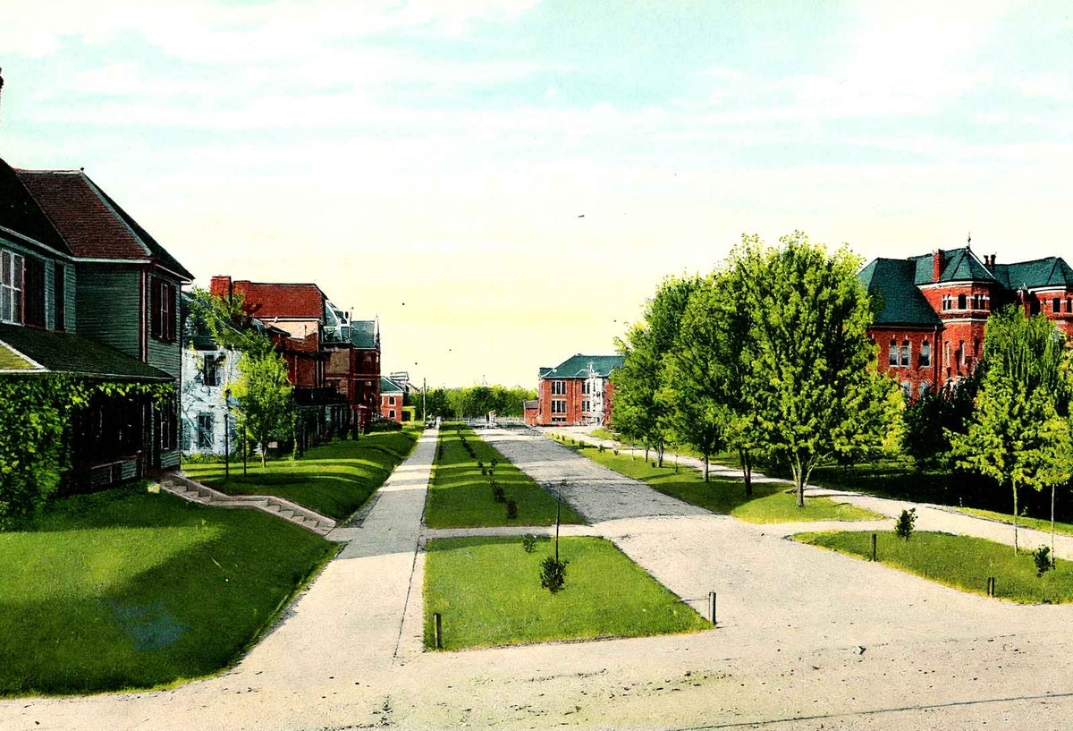 State Normal & Industrial College, NC in 1906 vintage print