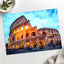 Colosseum in Rome Illuminated at Night Photo Print Wall Decor