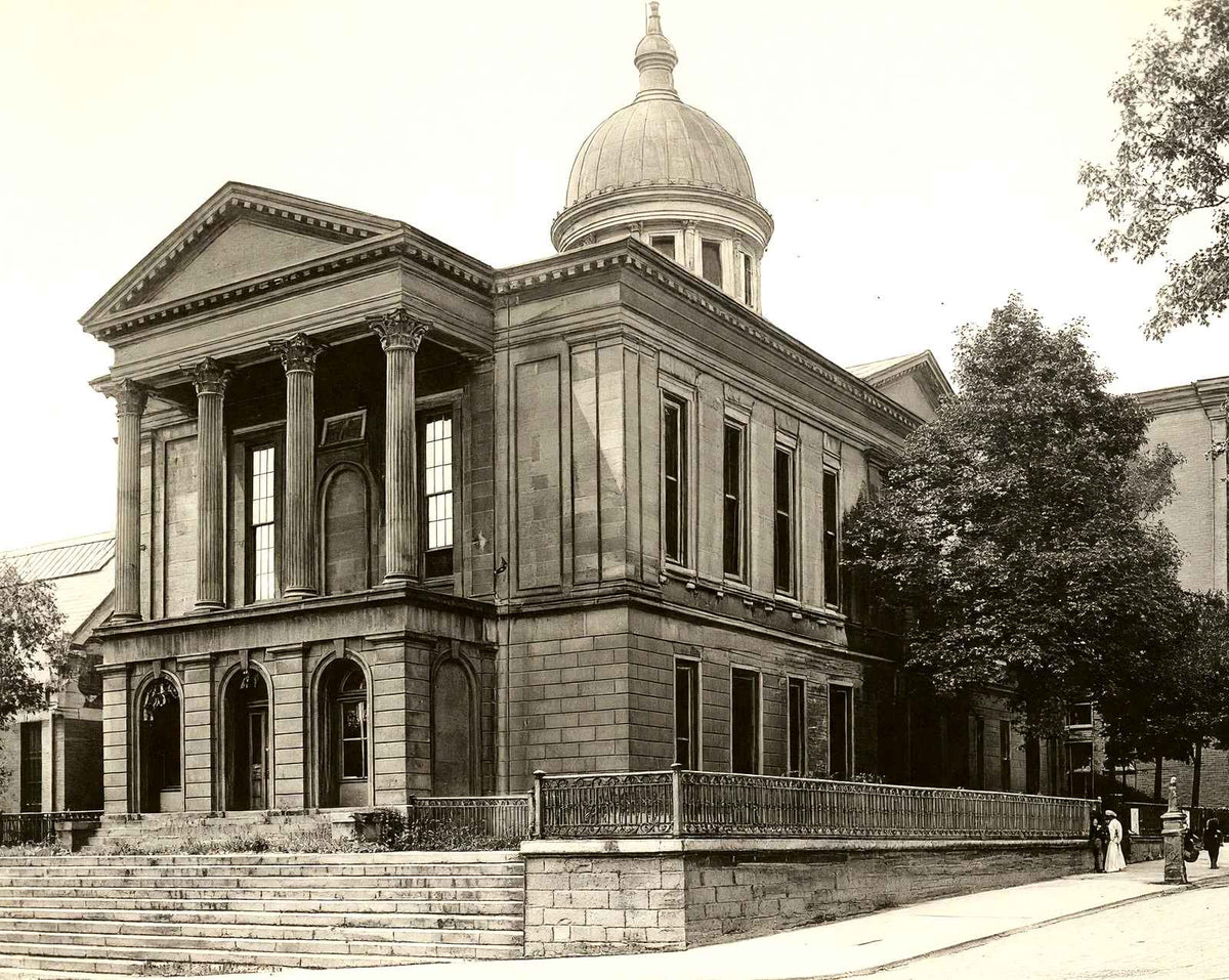 Greensburg Pa Old Court House, PA in 1905 vintage print