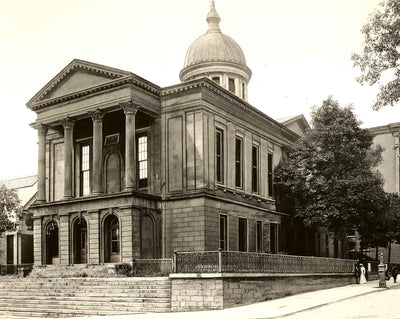 Greensburg Pa Old Court House, PA in 1905 vintage print