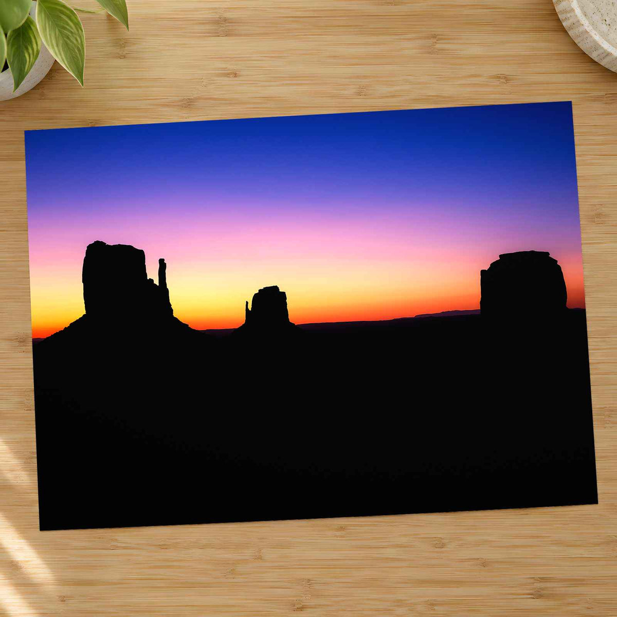 Dark Monument Valley Sunset in Arizona by Joshua Earle Photo Print Wall Decor